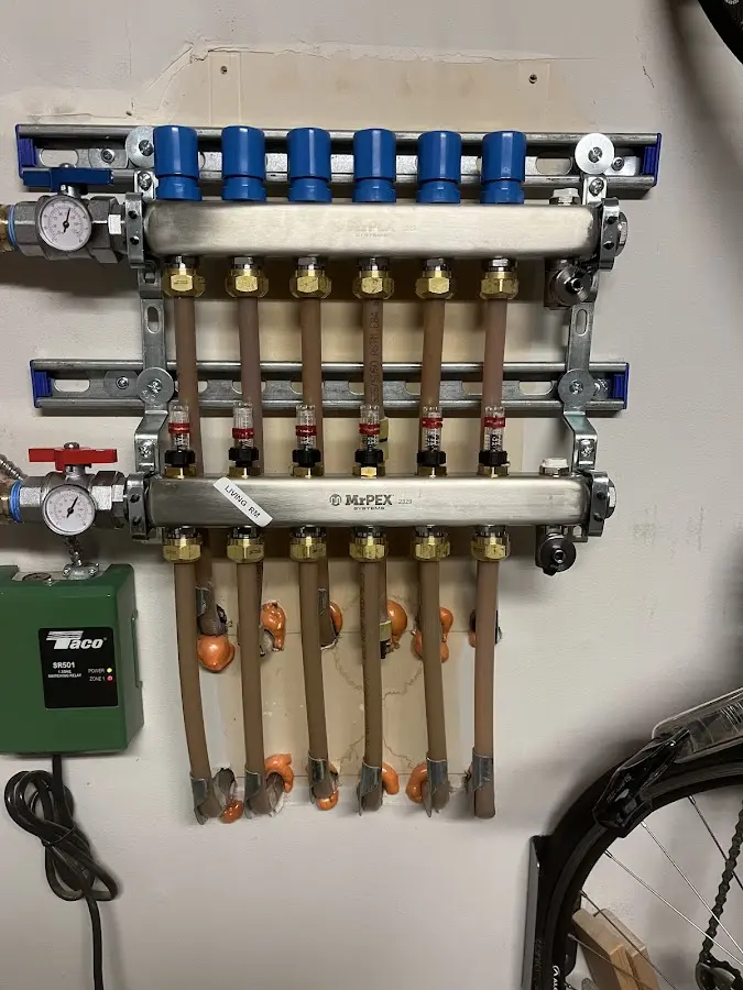 Plumber performing Leak Detection at a residential property in Corry